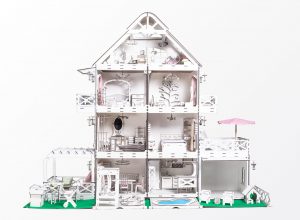 Barbie Wooden Dollhouse by Ecotoki environmentally friendly 