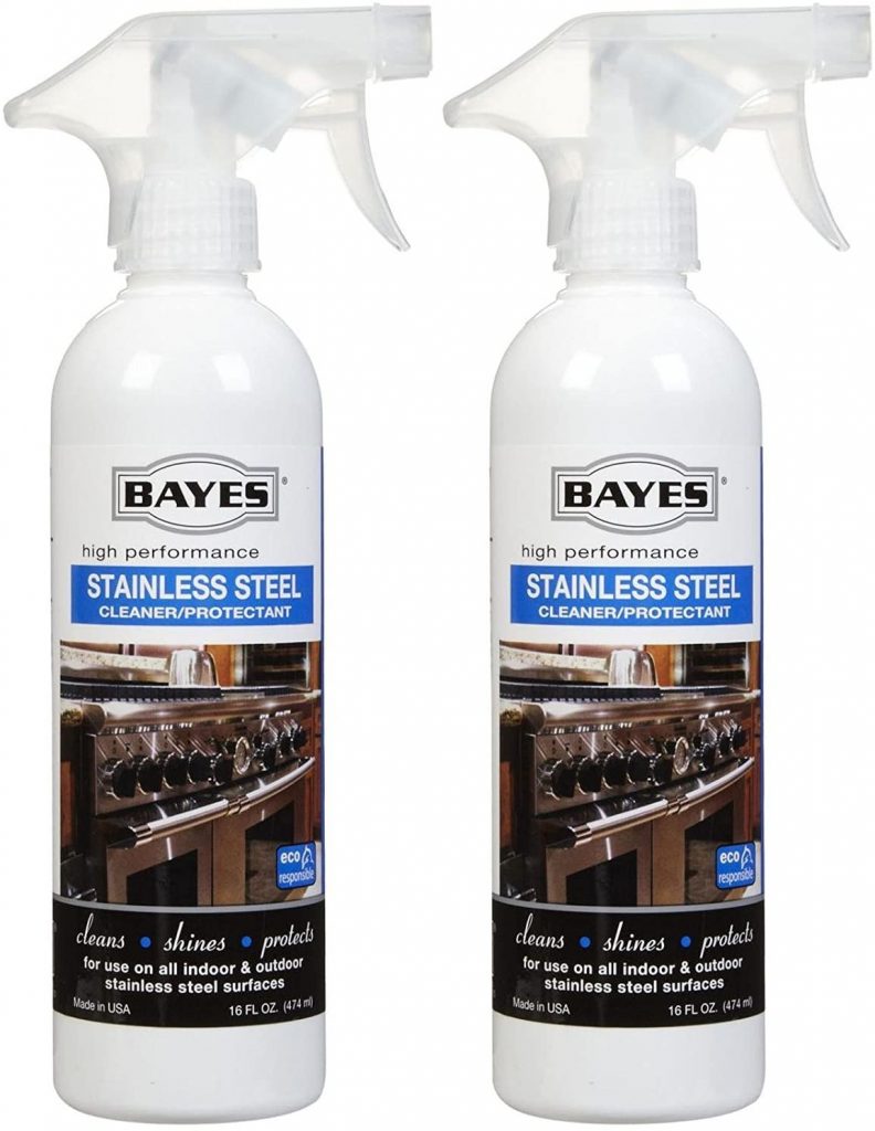 Bayes Stainless Steel Cleaner, Polish and Protectant - Eco-Friendly Cleaning Products