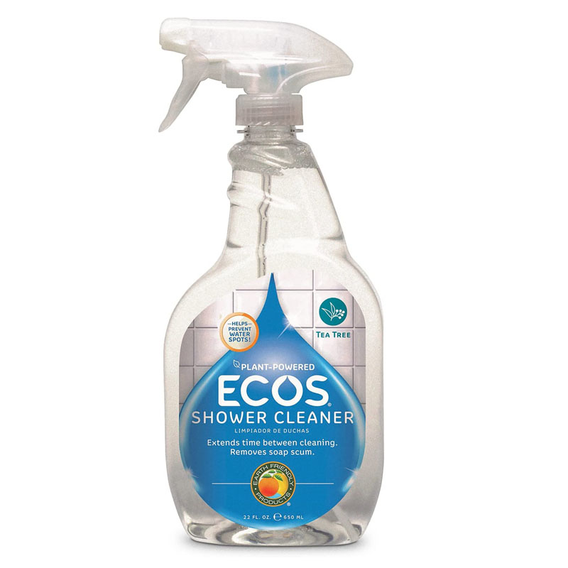 Eco-Friendly Cleaning Products - ECOS Earth Friendly Products Shower Cleaner with Tea Tree Oil