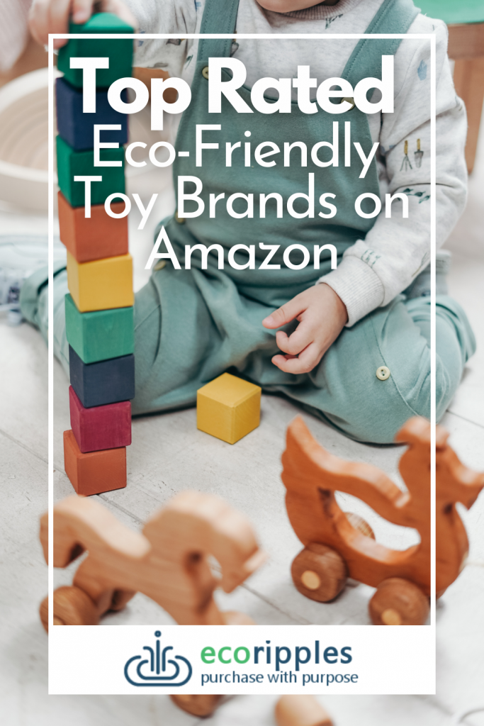 toddler playing with wooden toys - Top Rated Eco-Friendly Toy Brands on Amazon